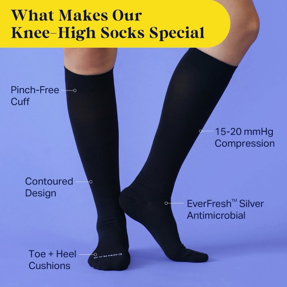 Comrad Unisex Compression Socks - Picture 3 of 8